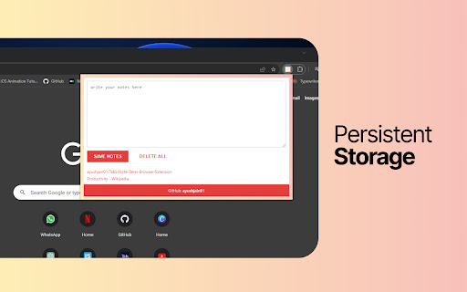 Tabs Note Taker from Chrome web store to be run with OffiDocs Chromium online Tabs Note Taker from Chrome web store to be run with OffiDocs Chromium online