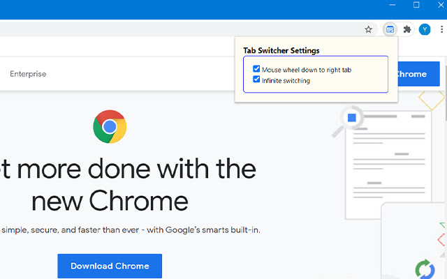 Tab Switcher with Wheel from Chrome web store to be run with OffiDocs Chromium online Tab Switcher with Wheel from Chrome web store to be run with OffiDocs Chromium online