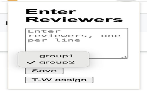 Tab Wise PR Reviewer Assigner from Chrome web store to be run with OffiDocs Chromium online Tab Wise PR Reviewer Assigner from Chrome web store to be run with OffiDocs Chromium online