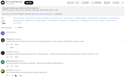 Tags for Youtube™ from Chrome web store to be run with OffiDocs Chromium online Tags for Youtube™ from Chrome web store to be run with OffiDocs Chromium online