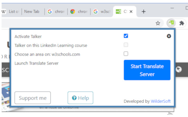 Talker from Chrome web store to be run with OffiDocs Chromium online Talker from Chrome web store to be run with OffiDocs Chromium online
