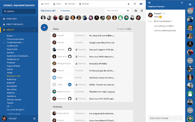 talkSpirit from Chrome web store to be run with OffiDocs Chromium online talkSpirit from Chrome web store to be run with OffiDocs Chromium online