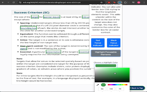 Target Size Minimum from Chrome web store to be run with OffiDocs Chromium online Target Size Minimum from Chrome web store to be run with OffiDocs Chromium online