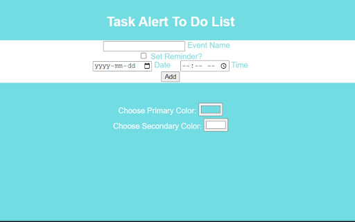 Task Alerts To Do List from Chrome web store to be run with OffiDocs Chromium online Task Alerts To Do List from Chrome web store to be run with OffiDocs Chromium online