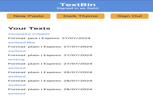 TextBin Extension from Chrome web store to be run with OffiDocs Chromium online TextBin Extension from Chrome web store to be run with OffiDocs Chromium online