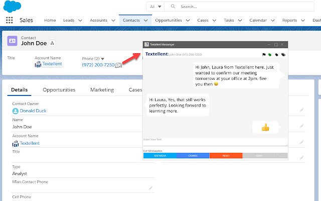 Textellent Messenger from Chrome web store to be run with OffiDocs Chromium online Textellent Messenger from Chrome web store to be run with OffiDocs Chromium online
