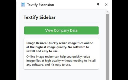 Textify Extension from Chrome web store to be run with OffiDocs Chromium online Textify Extension from Chrome web store to be run with OffiDocs Chromium online