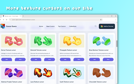 Texture Cursor from Chrome web store to be run with OffiDocs Chromium online Texture Cursor from Chrome web store to be run with OffiDocs Chromium online