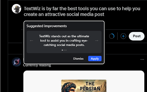 TextWiz: AI Writing Tool from Chrome web store to be run with OffiDocs Chromium online TextWiz: AI Writing Tool from Chrome web store to be run with OffiDocs Chromium online