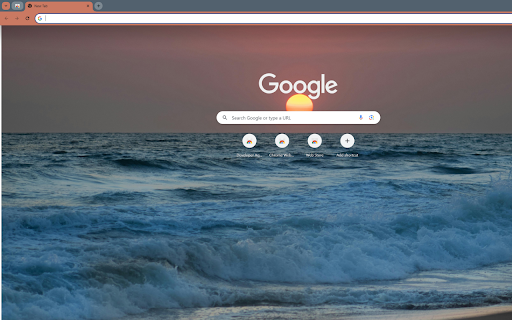 the sun setting over the ocean with gentle waves from Chrome web store to be run with OffiDocs Chromium online the sun setting over the ocean with gentle waves from Chrome web store to be run with OffiDocs Chromium online