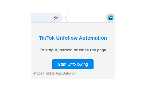 TikTok Auto Unfollow from Chrome web store to be run with OffiDocs Chromium online TikTok Auto Unfollow from Chrome web store to be run with OffiDocs Chromium online
