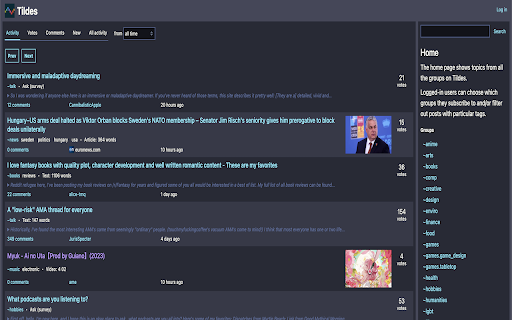 Tildes.net Enhanced from Chrome web store to be run with OffiDocs Chromium online Tildes.net Enhanced from Chrome web store to be run with OffiDocs Chromium online