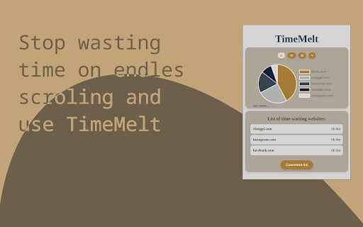 TimeMelt Digital Detox Clock from Chrome web store to be run with OffiDocs Chromium online TimeMelt Digital Detox Clock from Chrome web store to be run with OffiDocs Chromium online