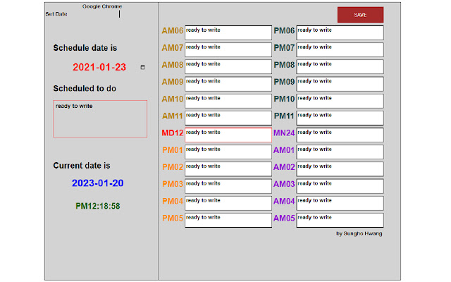 TimetableForWeb from Chrome web store to be run with OffiDocs Chromium online TimetableForWeb from Chrome web store to be run with OffiDocs Chromium online