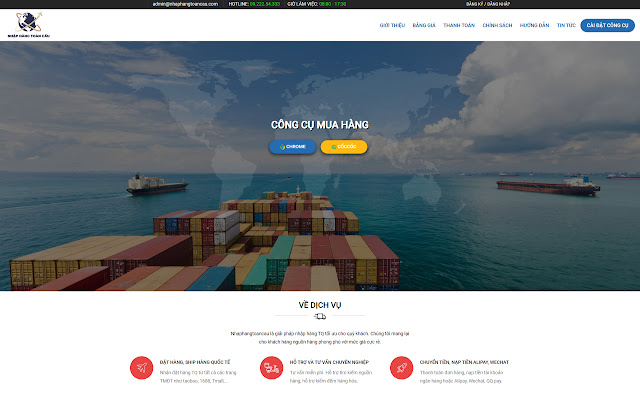 Tiện ích đặt hàng Nhập Hàng Toàn Cầu from Chrome web store to be run with OffiDocs Chromium online Tiện ích đặt hàng Nhập Hàng Toàn Cầu from Chrome web store to be run with OffiDocs Chromium online