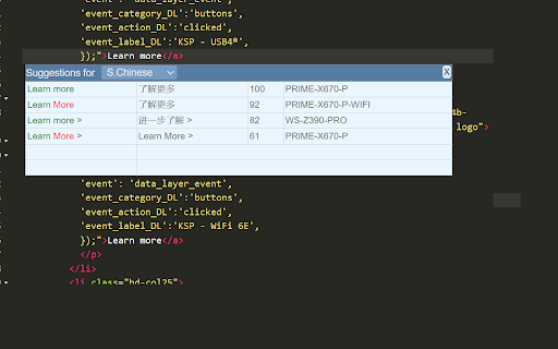 TM client for ASUS Product Sheets from Chrome web store to be run with OffiDocs Chromium online TM client for ASUS Product Sheets from Chrome web store to be run with OffiDocs Chromium online
