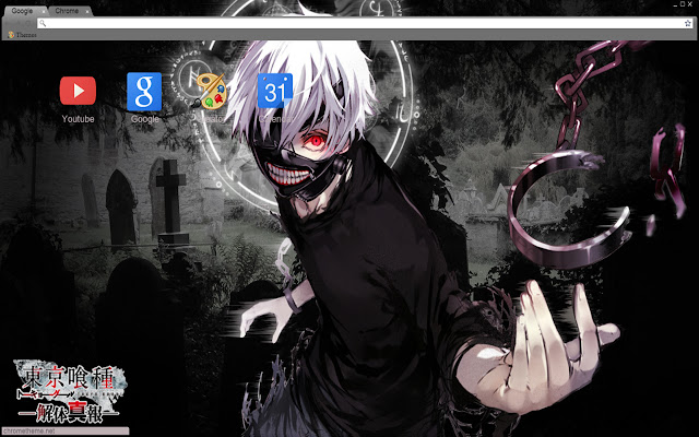 Tokyo Ghoul Kaneki theme 1366x768 from Chrome web store to be run with OffiDocs Chromium online Tokyo Ghoul Kaneki theme 1366x768 from Chrome web store to be run with OffiDocs Chromium online