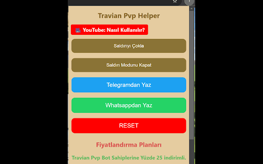 Travian Pvp Helper Bot 2024 from Chrome web store to be run with OffiDocs Chromium online Travian Pvp Helper Bot 2024 from Chrome web store to be run with OffiDocs Chromium online