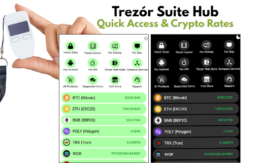 Trezór Suite from Chrome web store to be run with OffiDocs Chromium online Trezór Suite from Chrome web store to be run with OffiDocs Chromium online