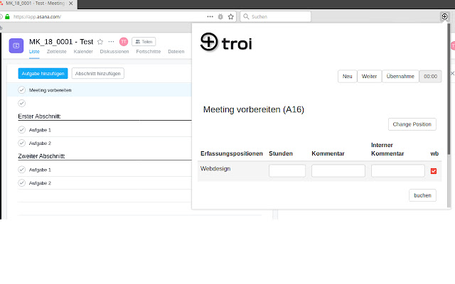 Troi Asana from Chrome web store to be run with OffiDocs Chromium online Troi Asana from Chrome web store to be run with OffiDocs Chromium online