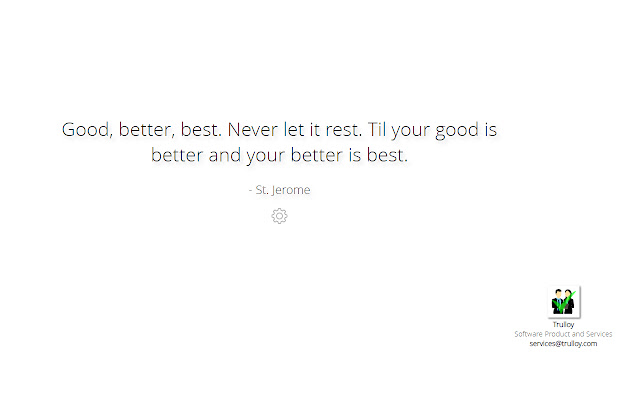 Trulloy Inspire Tab from Chrome web store to be run with OffiDocs Chromium online Trulloy Inspire Tab from Chrome web store to be run with OffiDocs Chromium online