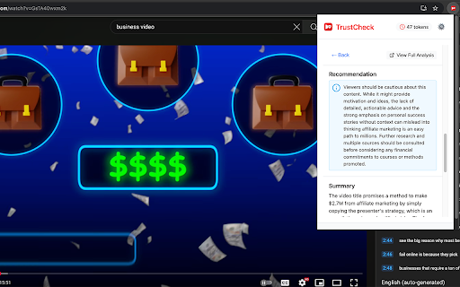 TrustCheck from Chrome web store to be run with OffiDocs Chromium online TrustCheck from Chrome web store to be run with OffiDocs Chromium online