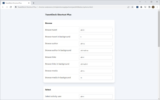 TweetDeck Shortcut Plus from Chrome web store to be run with OffiDocs Chromium online TweetDeck Shortcut Plus from Chrome web store to be run with OffiDocs Chromium online