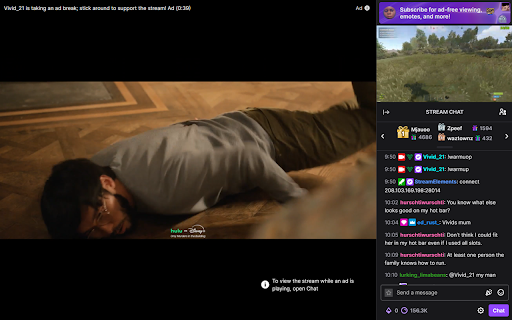 Twitch Ad Tab Muter and Chat Expander from Chrome web store to be run with OffiDocs Chromium online Twitch Ad Tab Muter and Chat Expander from Chrome web store to be run with OffiDocs Chromium online