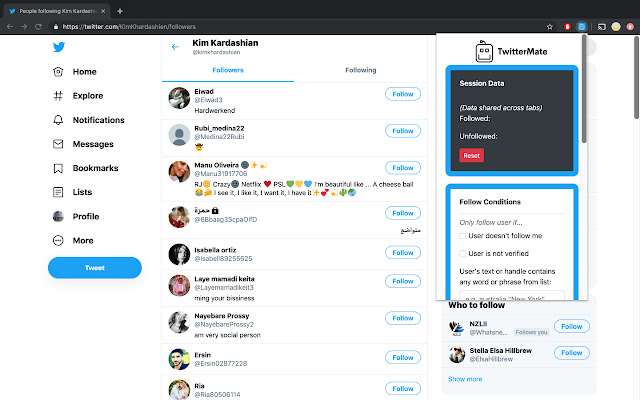 Twitter Automate from Chrome web store to be run with OffiDocs Chromium online Twitter Automate from Chrome web store to be run with OffiDocs Chromium online