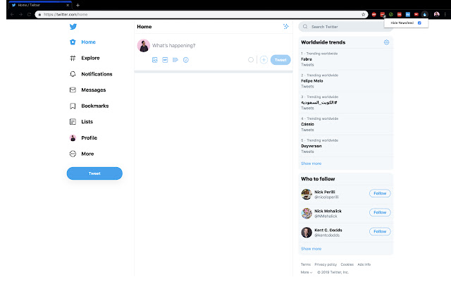 Twitter News Feed Burner from Chrome web store to be run with OffiDocs Chromium online Twitter News Feed Burner from Chrome web store to be run with OffiDocs Chromium online