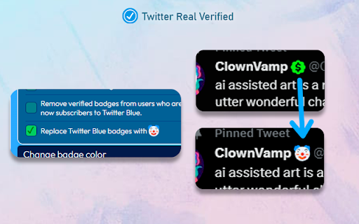 Twitter Real Verified from Chrome web store to be run with OffiDocs Chromium online Twitter Real Verified from Chrome web store to be run with OffiDocs Chromium online