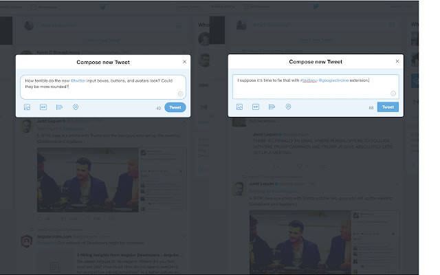 Twitter UI Fix from Chrome web store to be run with OffiDocs Chromium online Twitter UI Fix from Chrome web store to be run with OffiDocs Chromium online
