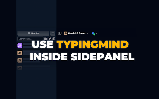 Typingmind in Sidepanel from Chrome web store to be run with OffiDocs Chromium online Typingmind in Sidepanel from Chrome web store to be run with OffiDocs Chromium online