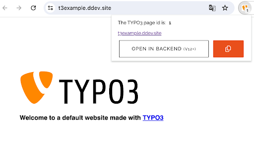 TYPO3 PID Helper from Chrome web store to be run with OffiDocs Chromium online TYPO3 PID Helper from Chrome web store to be run with OffiDocs Chromium online