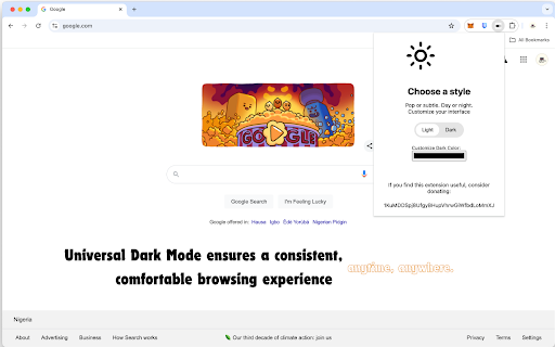 Universal Dark Mode for Social Media from Chrome web store to be run with OffiDocs Chromium online Universal Dark Mode for Social Media from Chrome web store to be run with OffiDocs Chromium online