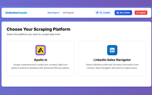 Unlimited Leads from Chrome web store to be run with OffiDocs Chromium online Unlimited Leads from Chrome web store to be run with OffiDocs Chromium online
