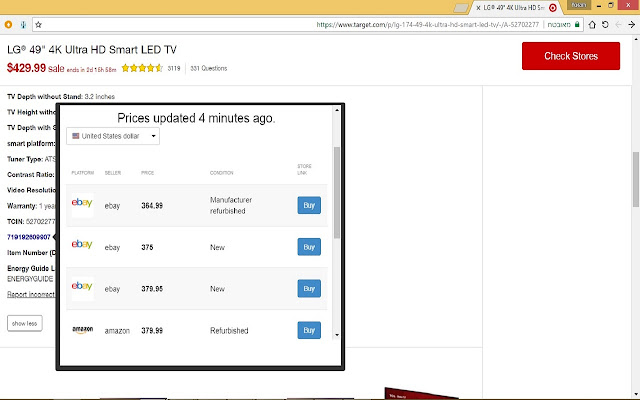 UPC Almost Real Time Pricer from Chrome web store to be run with OffiDocs Chromium online UPC Almost Real Time Pricer from Chrome web store to be run with OffiDocs Chromium online