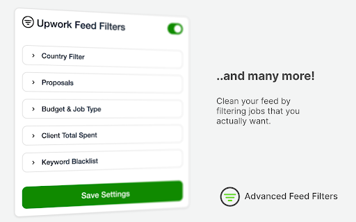 Upwork Advanced Filter from Chrome web store to be run with OffiDocs Chromium online Upwork Advanced Filter from Chrome web store to be run with OffiDocs Chromium online