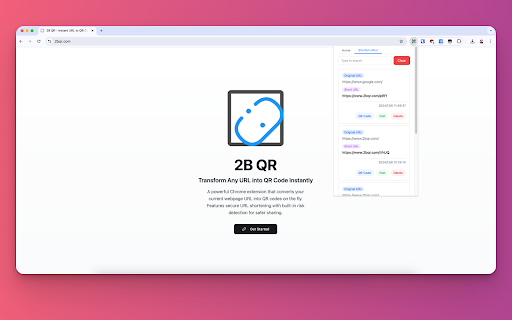 URL to QRCode Shorten from Chrome web store to be run with OffiDocs Chromium online URL to QRCode Shorten from Chrome web store to be run with OffiDocs Chromium online