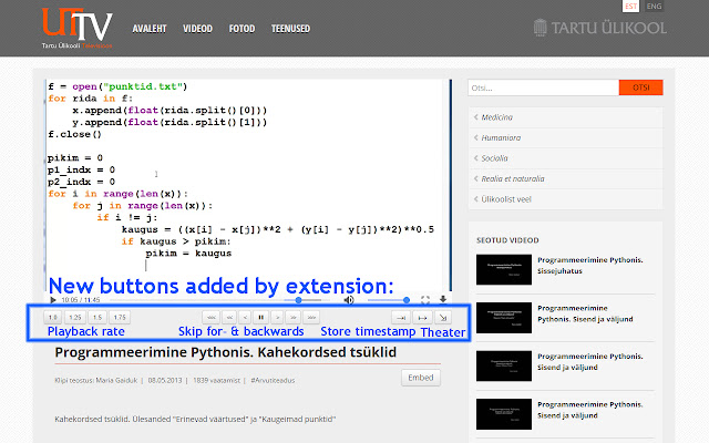 uttv extender from Chrome web store to be run with OffiDocs Chromium online uttv extender from Chrome web store to be run with OffiDocs Chromium online