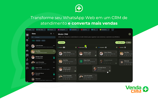 Venda Mais CRM from Chrome web store to be run with OffiDocs Chromium online Venda Mais CRM from Chrome web store to be run with OffiDocs Chromium online