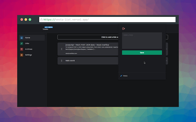 Vesta from Chrome web store to be run with OffiDocs Chromium online Vesta from Chrome web store to be run with OffiDocs Chromium online