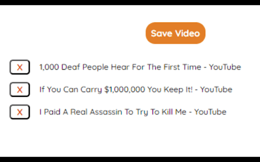 Video Link Saver from Chrome web store to be run with OffiDocs Chromium online Video Link Saver from Chrome web store to be run with OffiDocs Chromium online