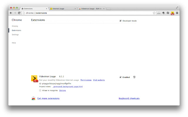 Videotron Usage from Chrome web store to be run with OffiDocs Chromium online Videotron Usage from Chrome web store to be run with OffiDocs Chromium online