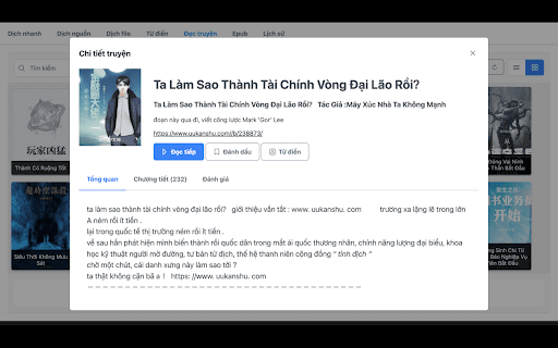 Vietphrase from Chrome web store to be run with OffiDocs Chromium online Vietphrase from Chrome web store to be run with OffiDocs Chromium online