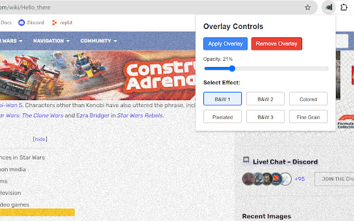 Visual Snow Relief Overlay Extension from Chrome web store to be run with OffiDocs Chromium online Visual Snow Relief Overlay Extension from Chrome web store to be run with OffiDocs Chromium online