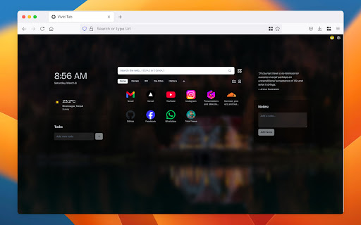Vivid Tab from Chrome web store to be run with OffiDocs Chromium online Vivid Tab from Chrome web store to be run with OffiDocs Chromium online