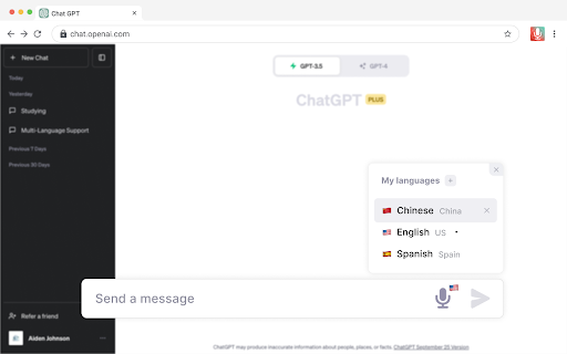 Vocha | Voice for ChatGPT from Chrome web store to be run with OffiDocs Chromium online Vocha | Voice for ChatGPT from Chrome web store to be run with OffiDocs Chromium online