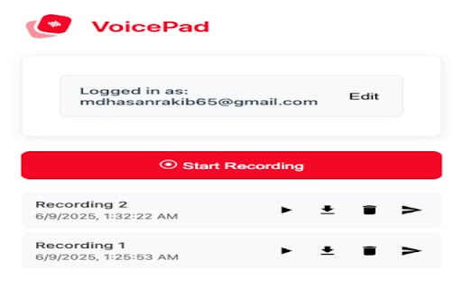VoicePad from Chrome web store to be run with OffiDocs Chromium online VoicePad from Chrome web store to be run with OffiDocs Chromium online