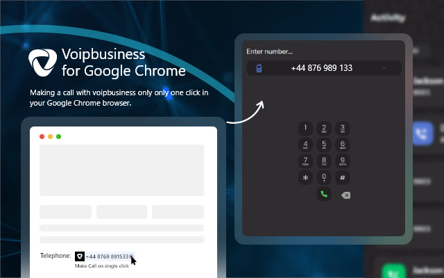 Voip Business Connect from Chrome web store to be run with OffiDocs Chromium online Voip Business Connect from Chrome web store to be run with OffiDocs Chromium online
